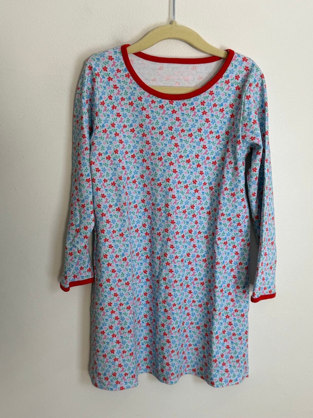 James & Lottie Pima Cotton Long Sleeve Floral Dress size 6